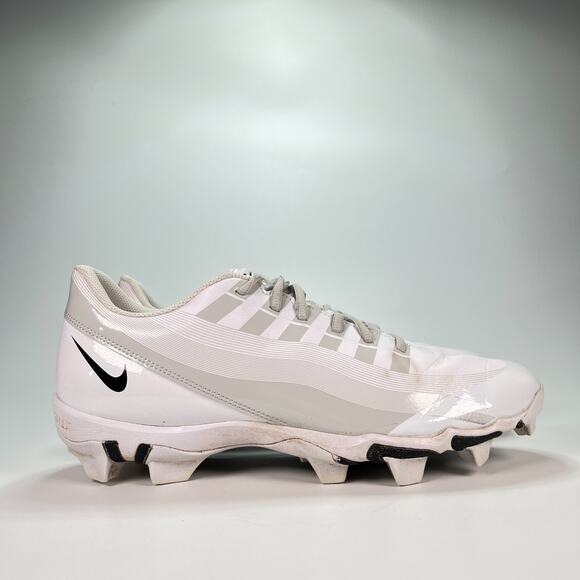 Nike Vapor Edge Shark White Football Cleats Lightweight DQ5114-100 Men's Sz 11.5 - Picture 1 of 10
